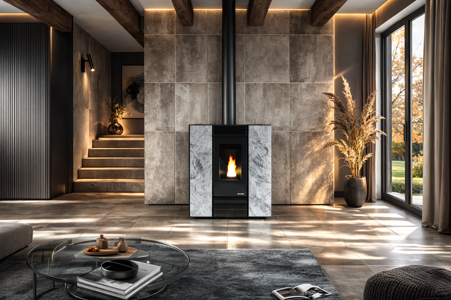 Piecyki na pellet typu SLIM zdjęcie